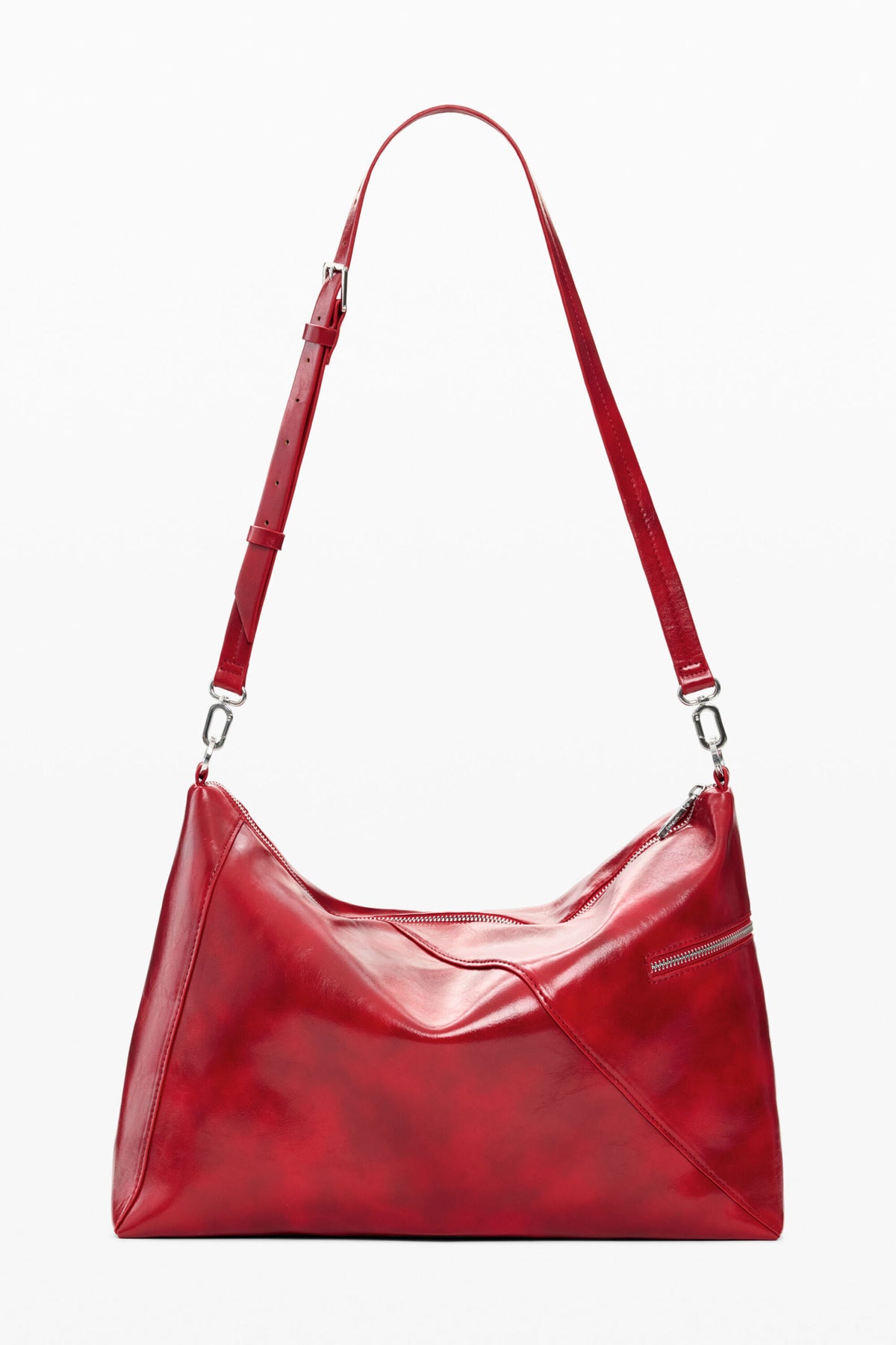 Desigual Large faux-leather effect bag with interchangeable straps