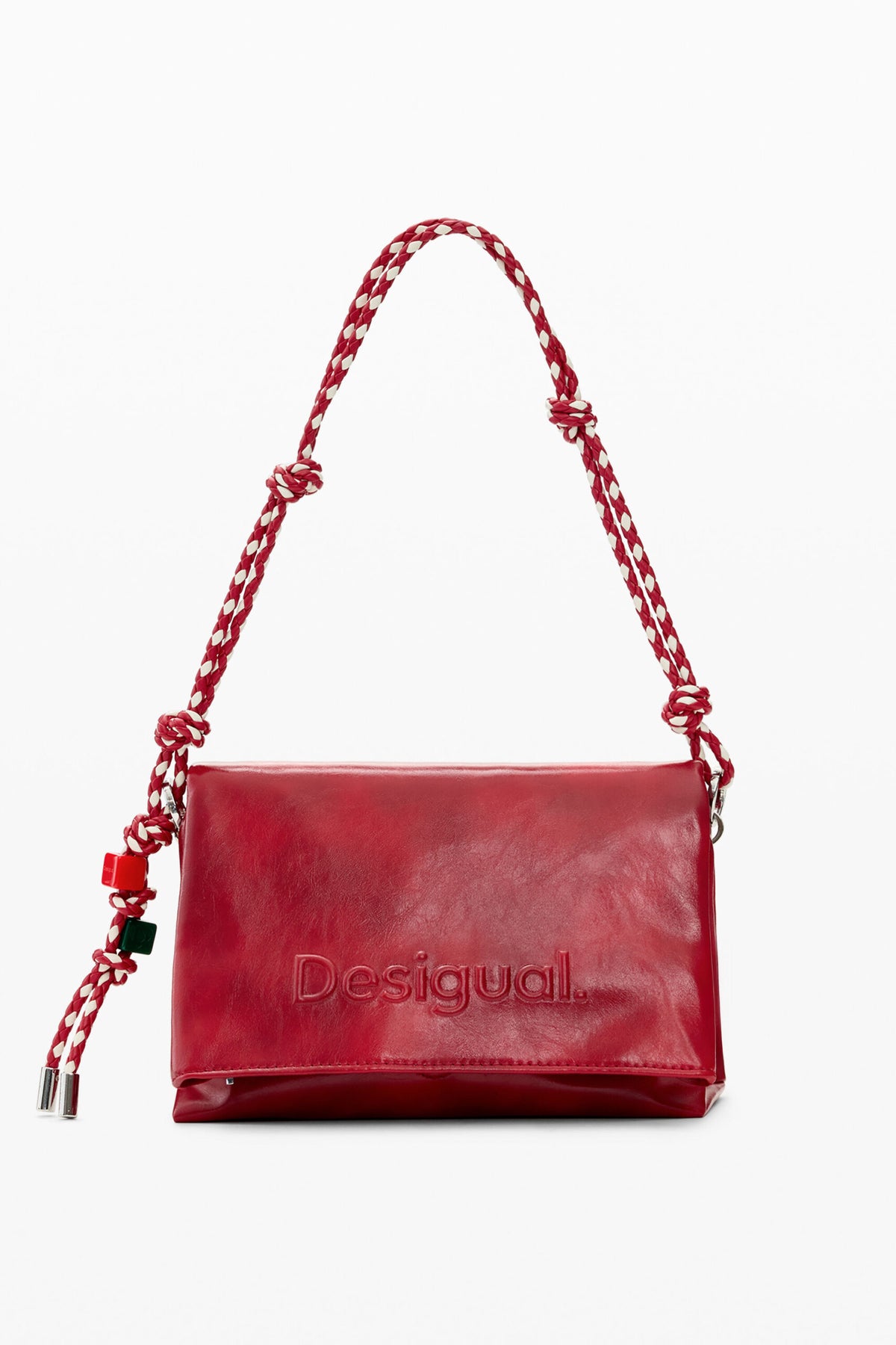 Desigual Medium bag with flap, leather-effect