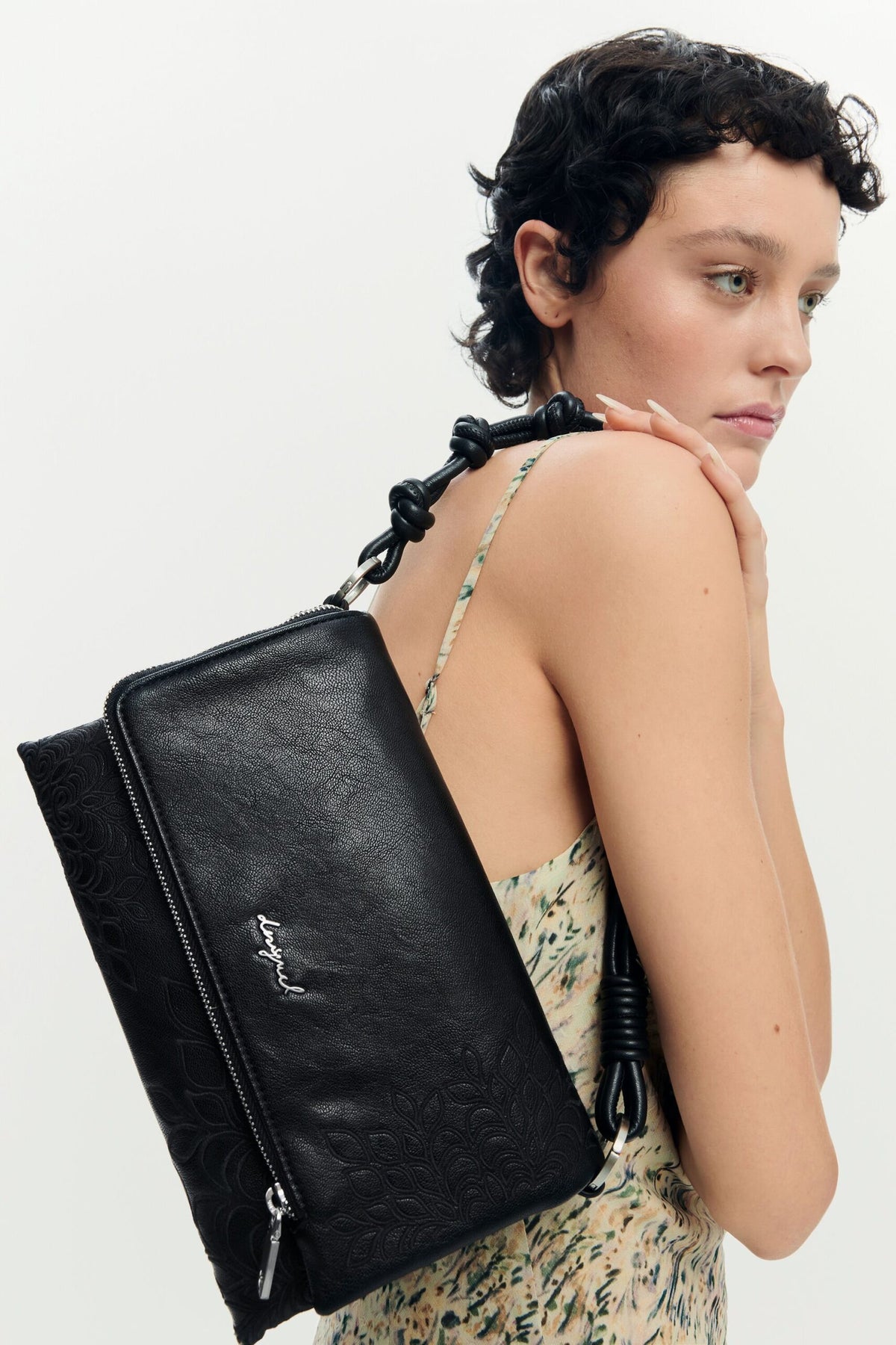 Desigual Small bag with interchangeable straps, faux leather-effect