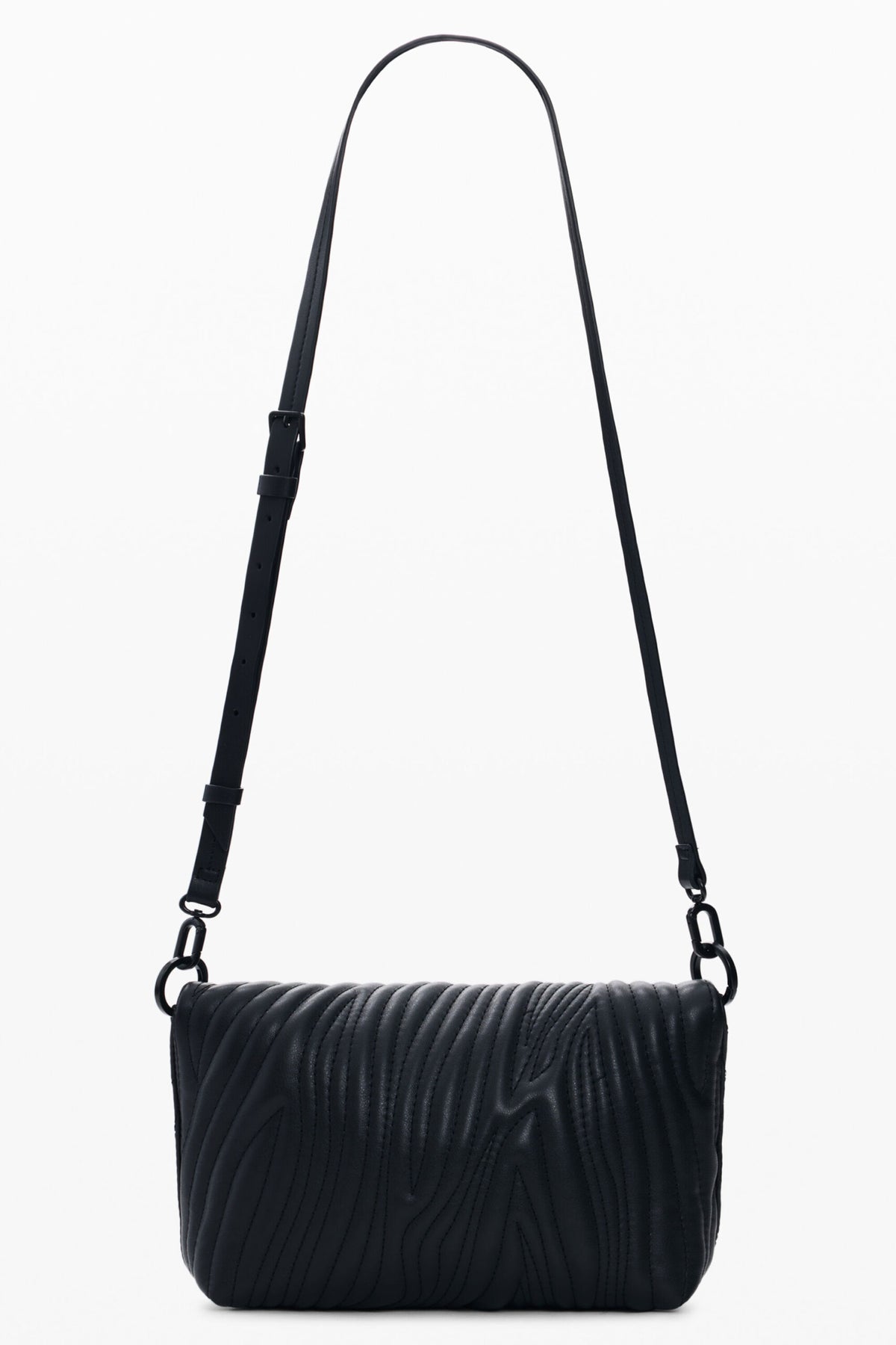 Desigual Small bag with flap made of textured fabric