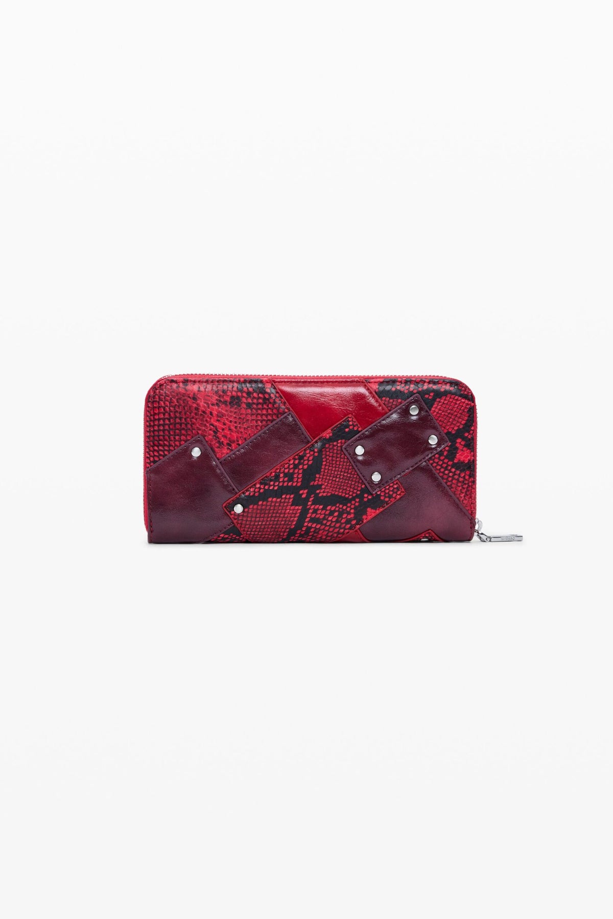 Desigual Large purse with patch-style patchwork print