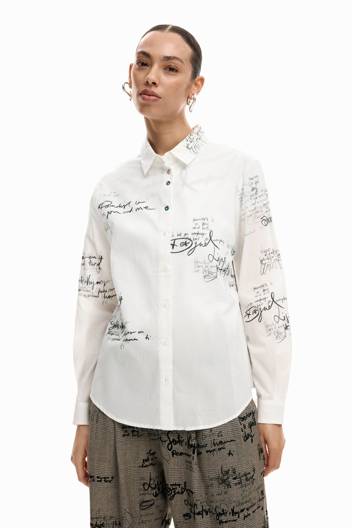 Desigual Long-sleeved shirt with regular fit