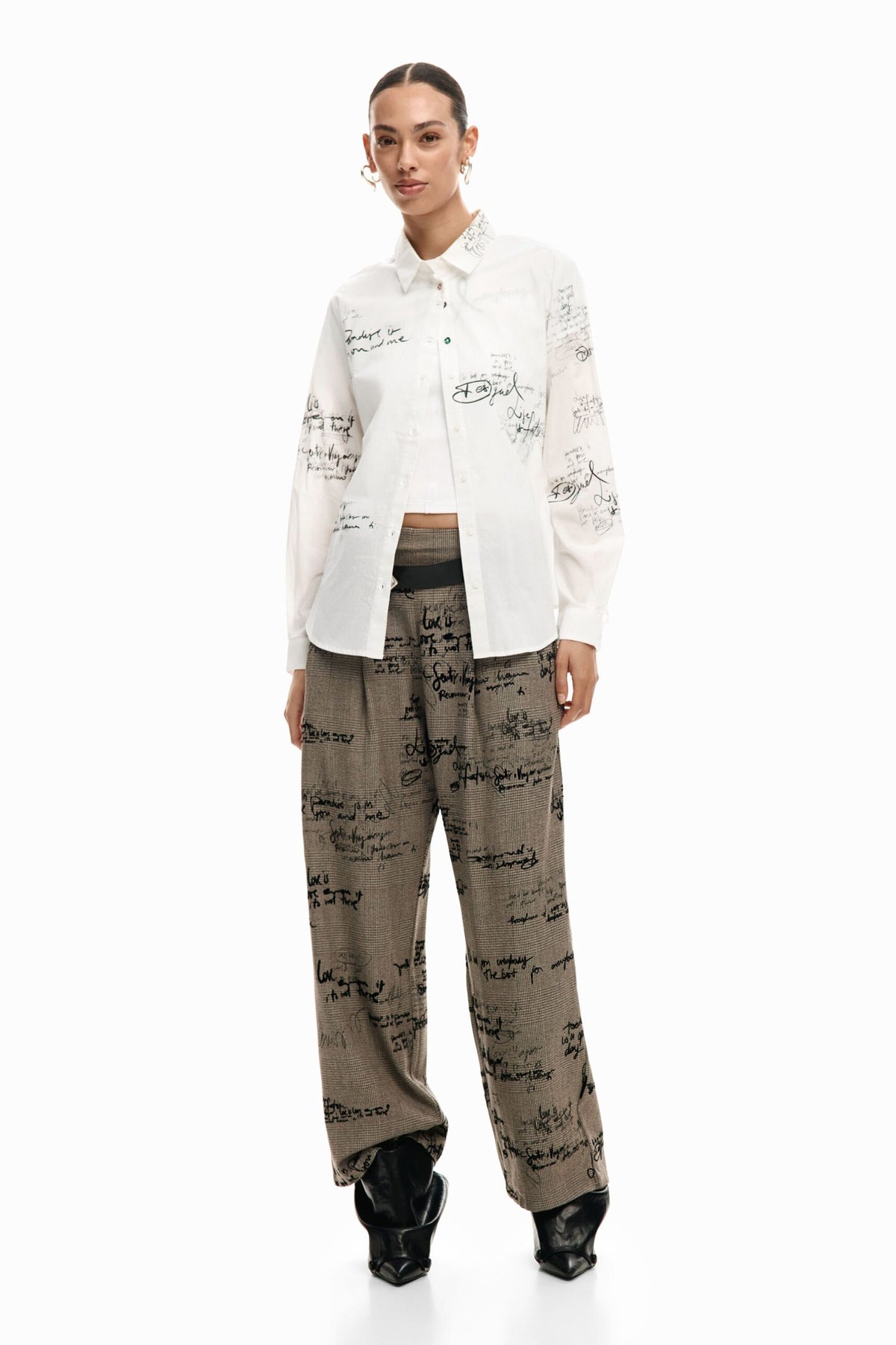 Desigual Long-sleeved shirt with regular fit