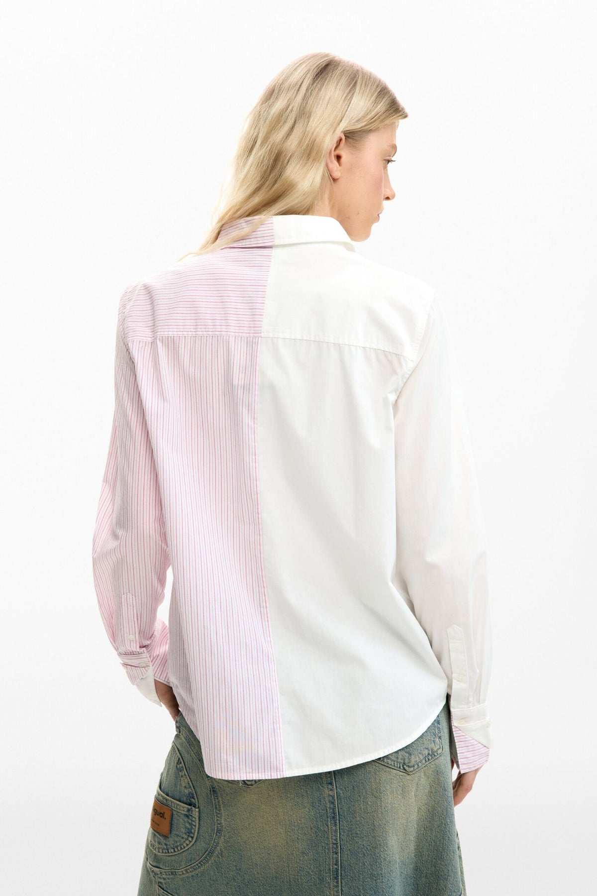 Desigual Regular-fit shirt with pleating on the front Mickey