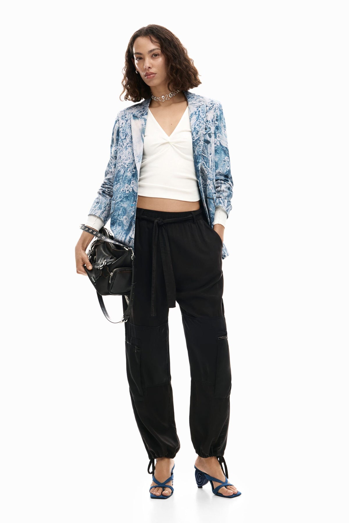 Desigual Regular-fit blazer with inner lining flap pockets