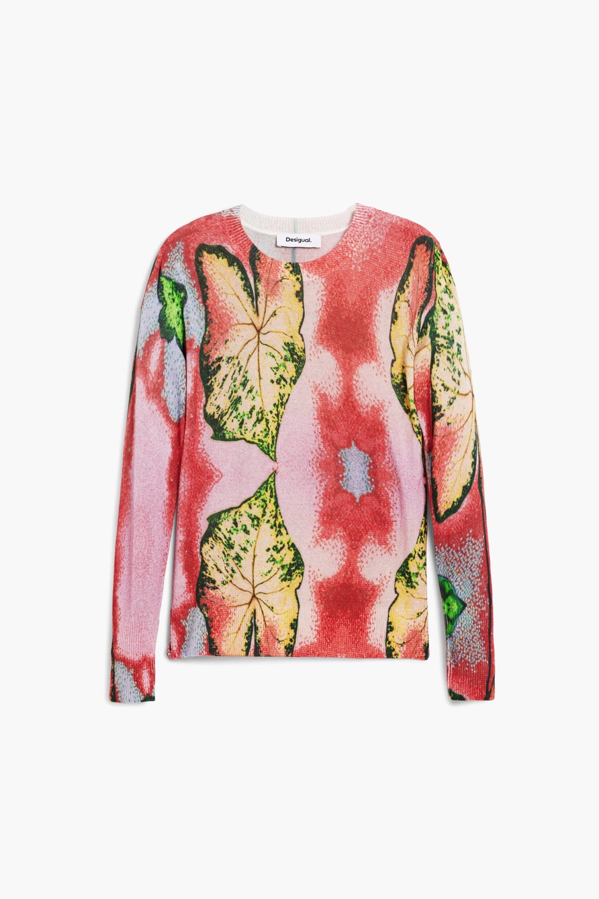 Desigual Long-sleeved sweater with abstract print