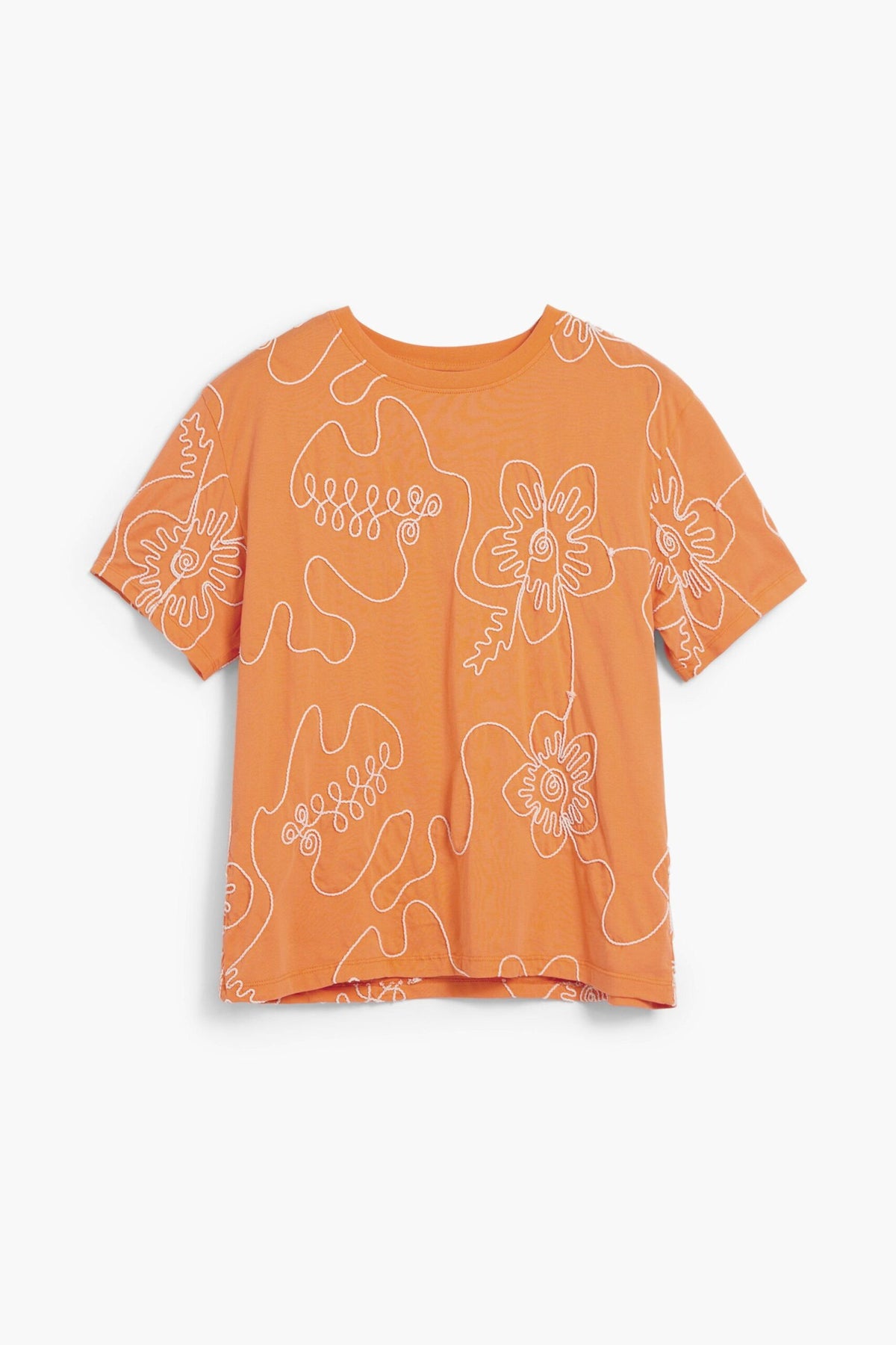 Desigual Regular-fit short-sleeved T-shirt with a print of colorful silhouettes .