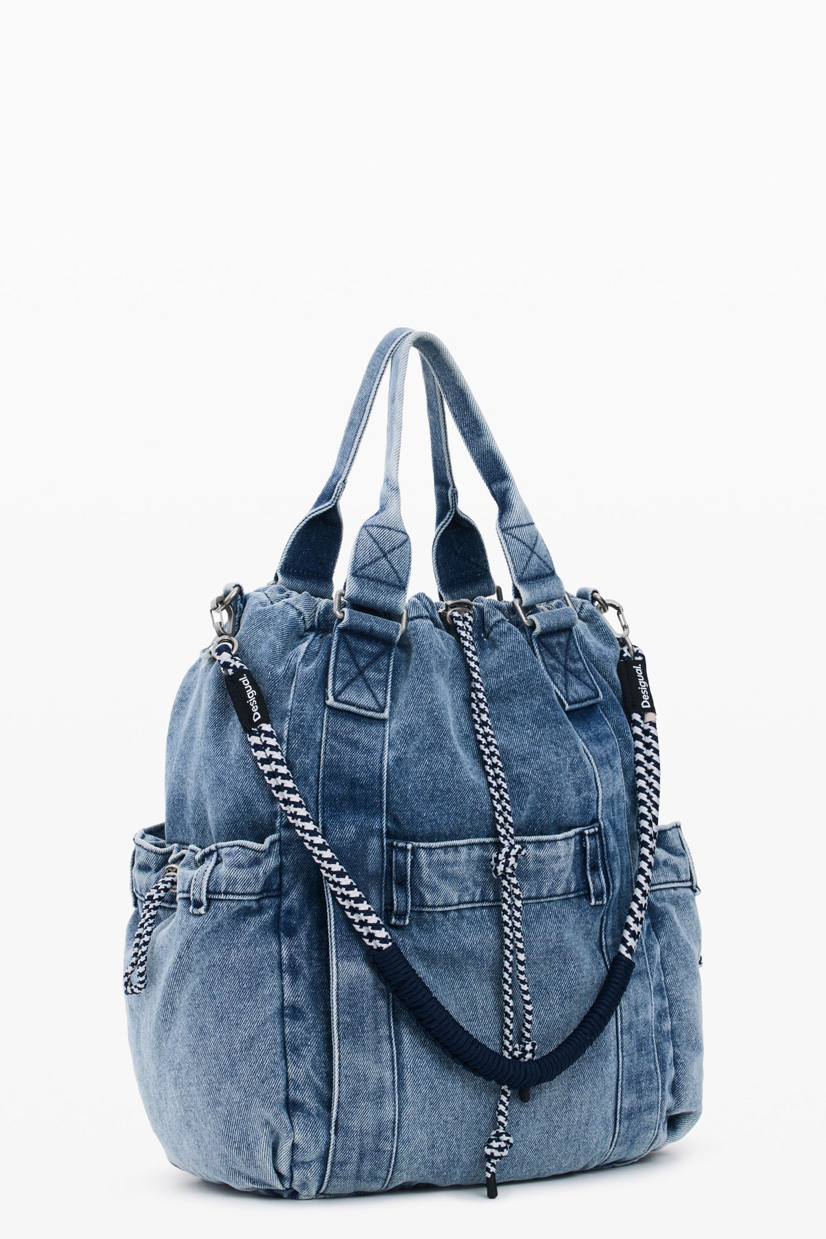Desigual Denim Multi-Pocket Backpack