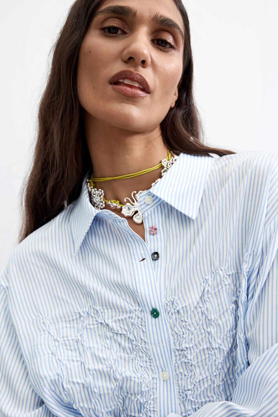 Long striped shirt
