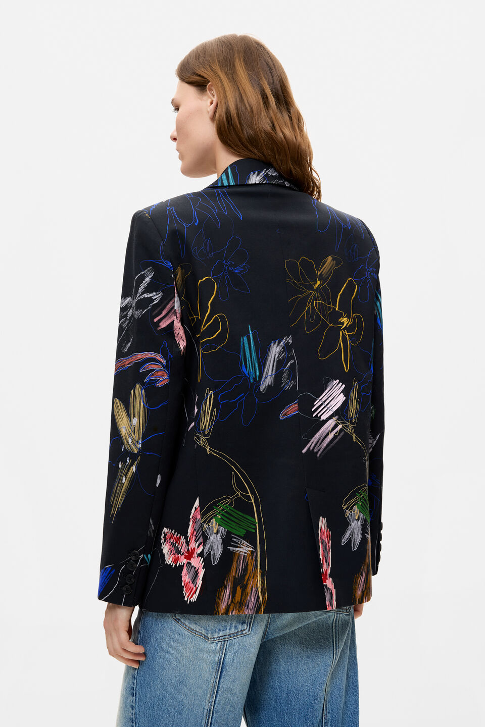 Floral Print Blazer