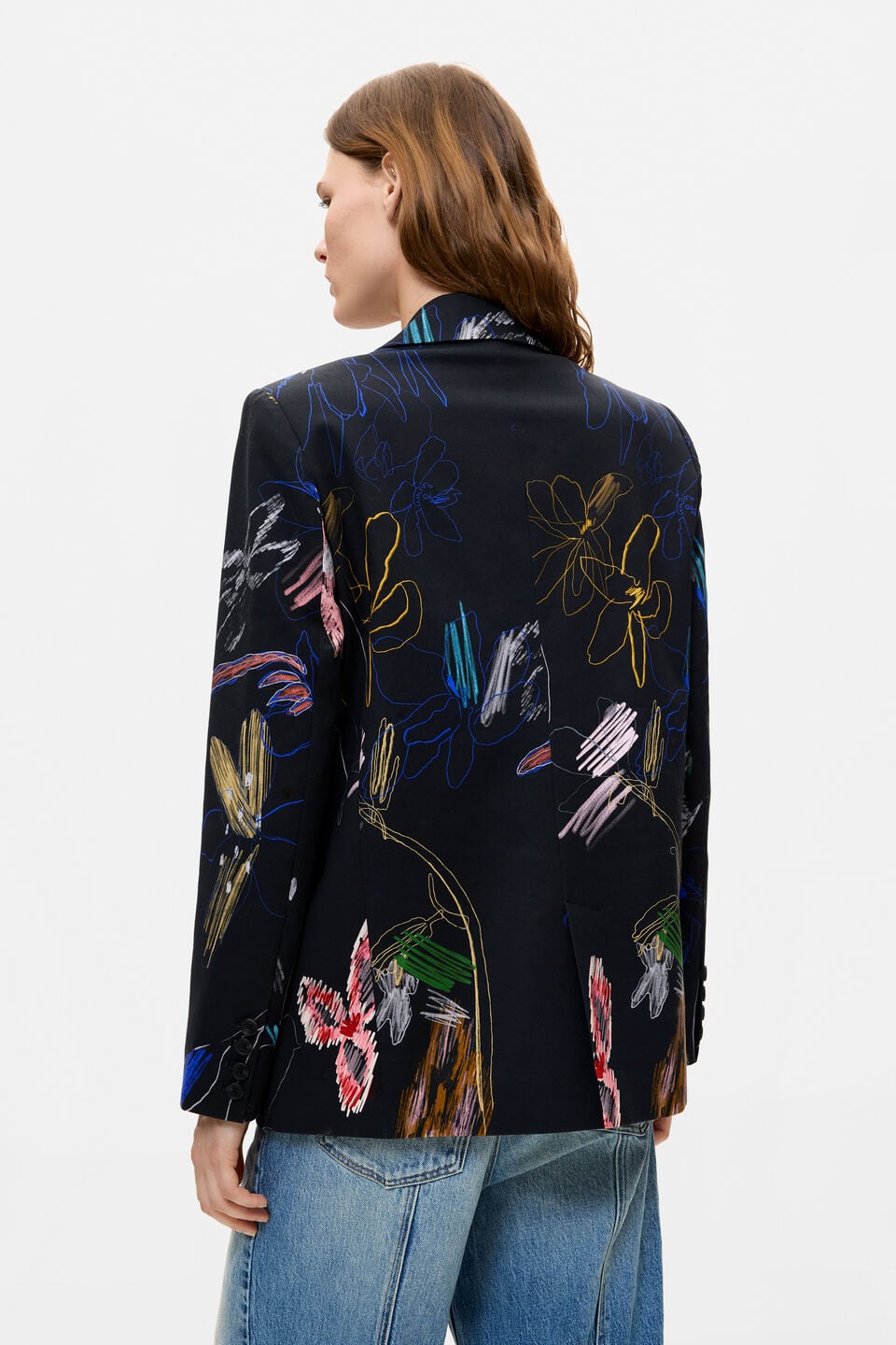 Floral Print Blazer