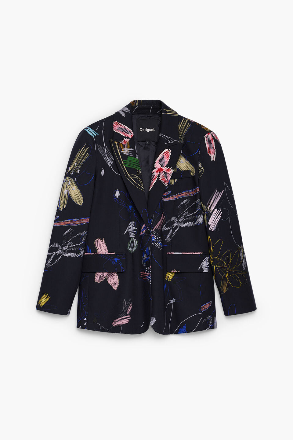 Floral Print Blazer