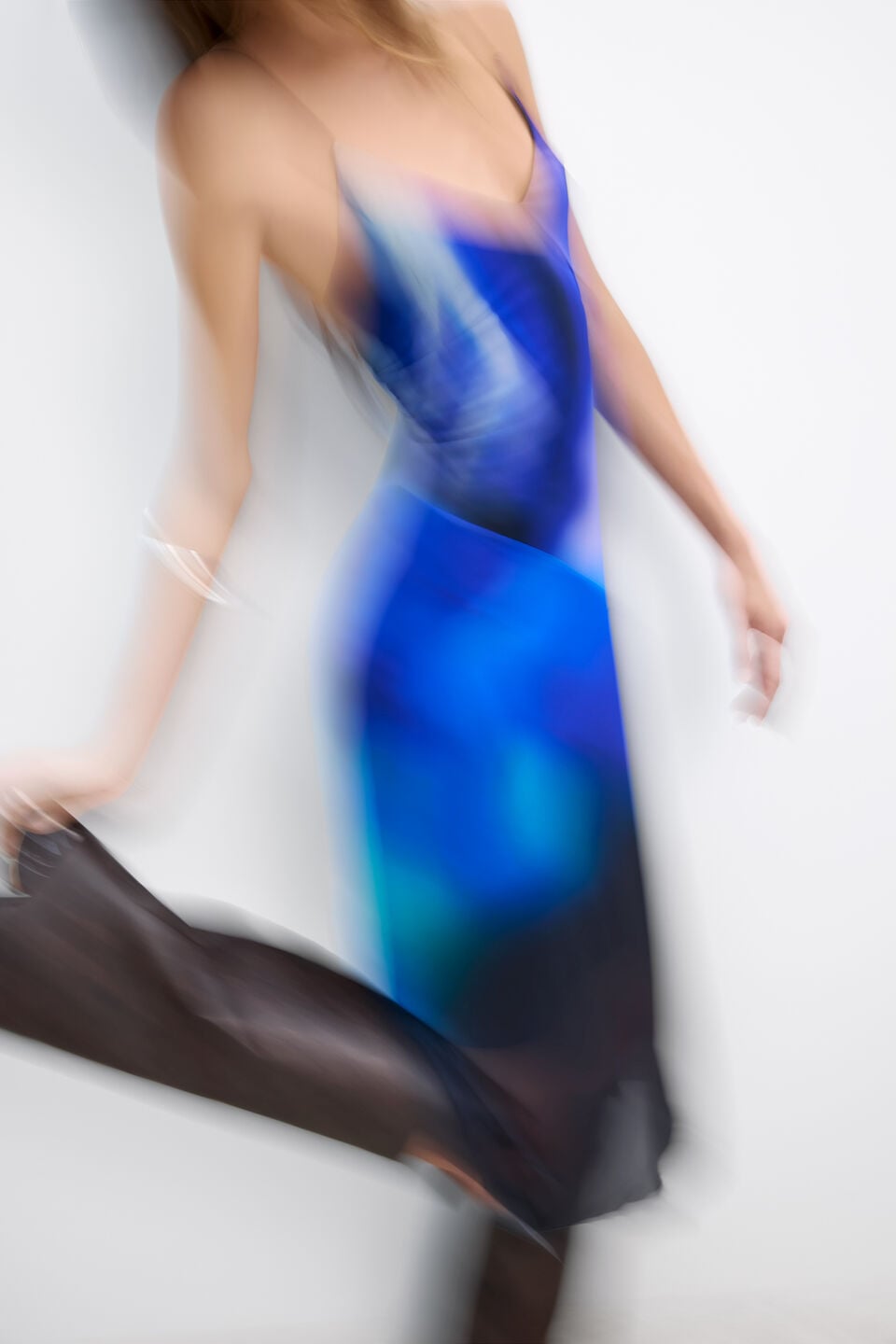 Asymmetrical Slip Dress M C Lacroix