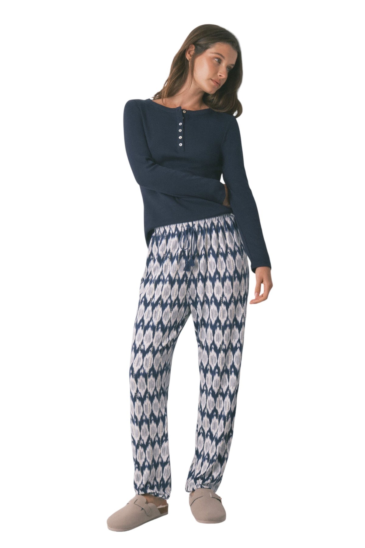 Women Secret Boho print long pants