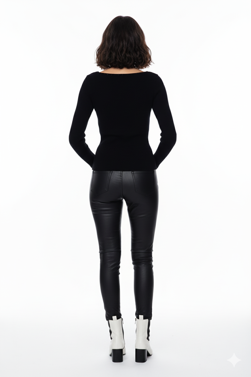 BSB Sweater with long sleeves with round neckline