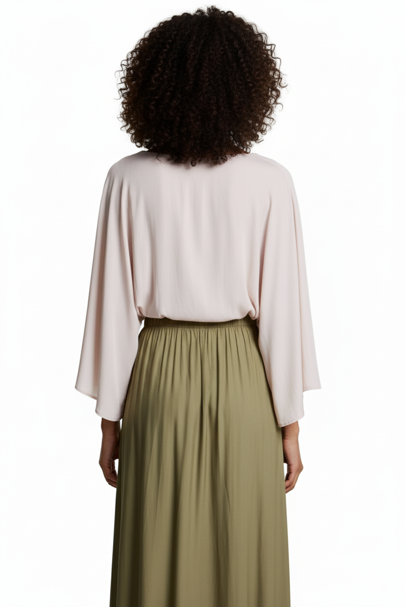 BSB Blouse With Flare Sleeves 3/4