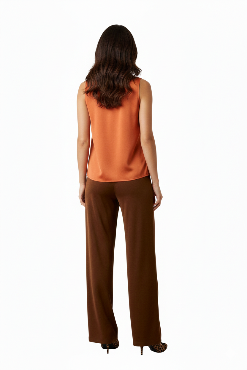 BSB Sleeveless satin blouse