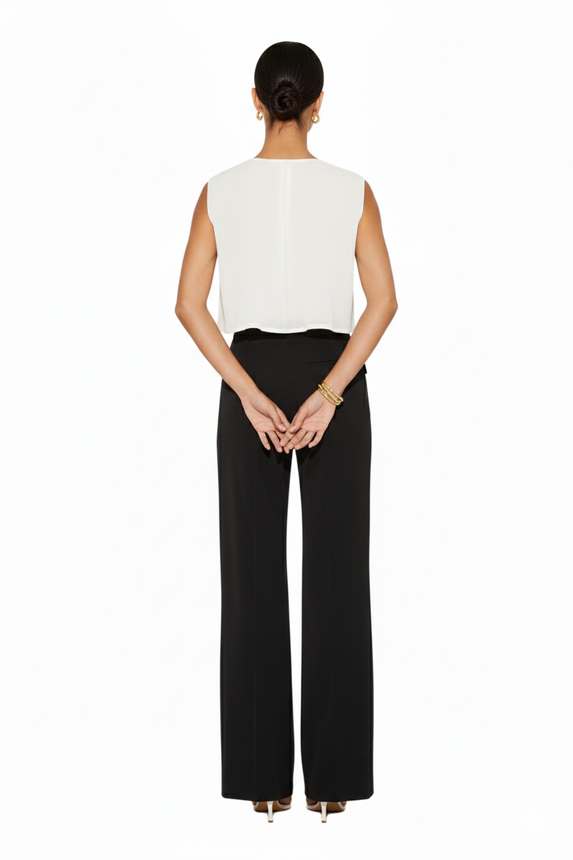 BSB Sleeveless top with decorative chain