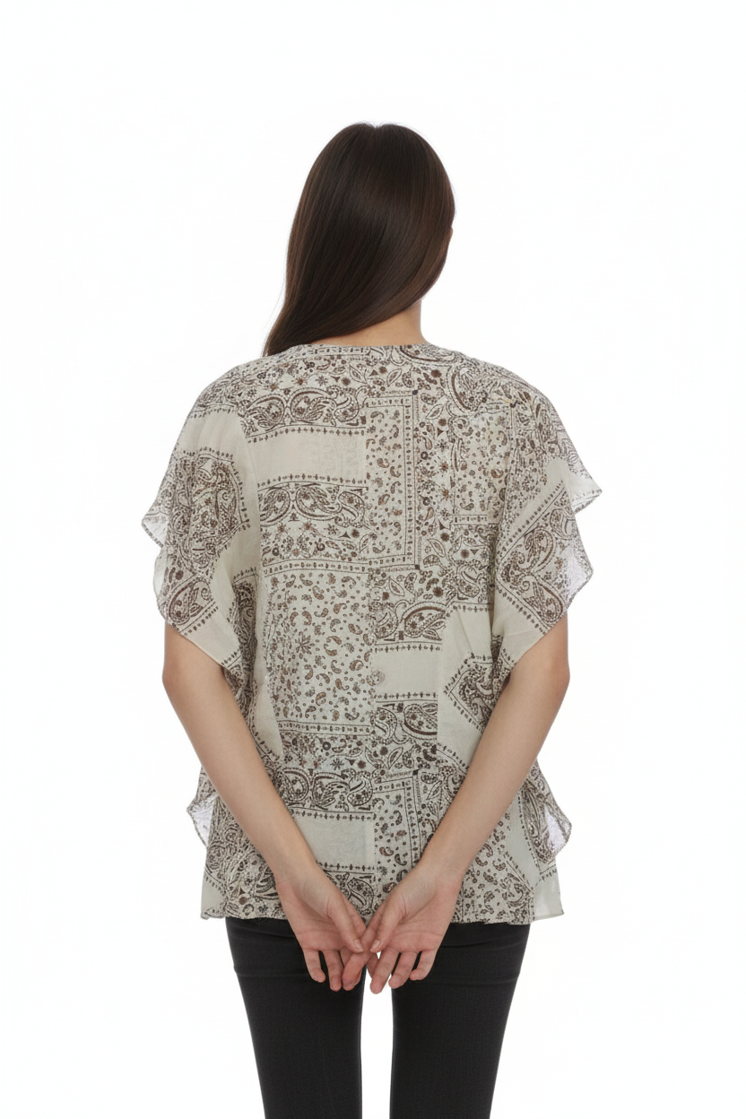 BSB Printed shirt with short sleeves
