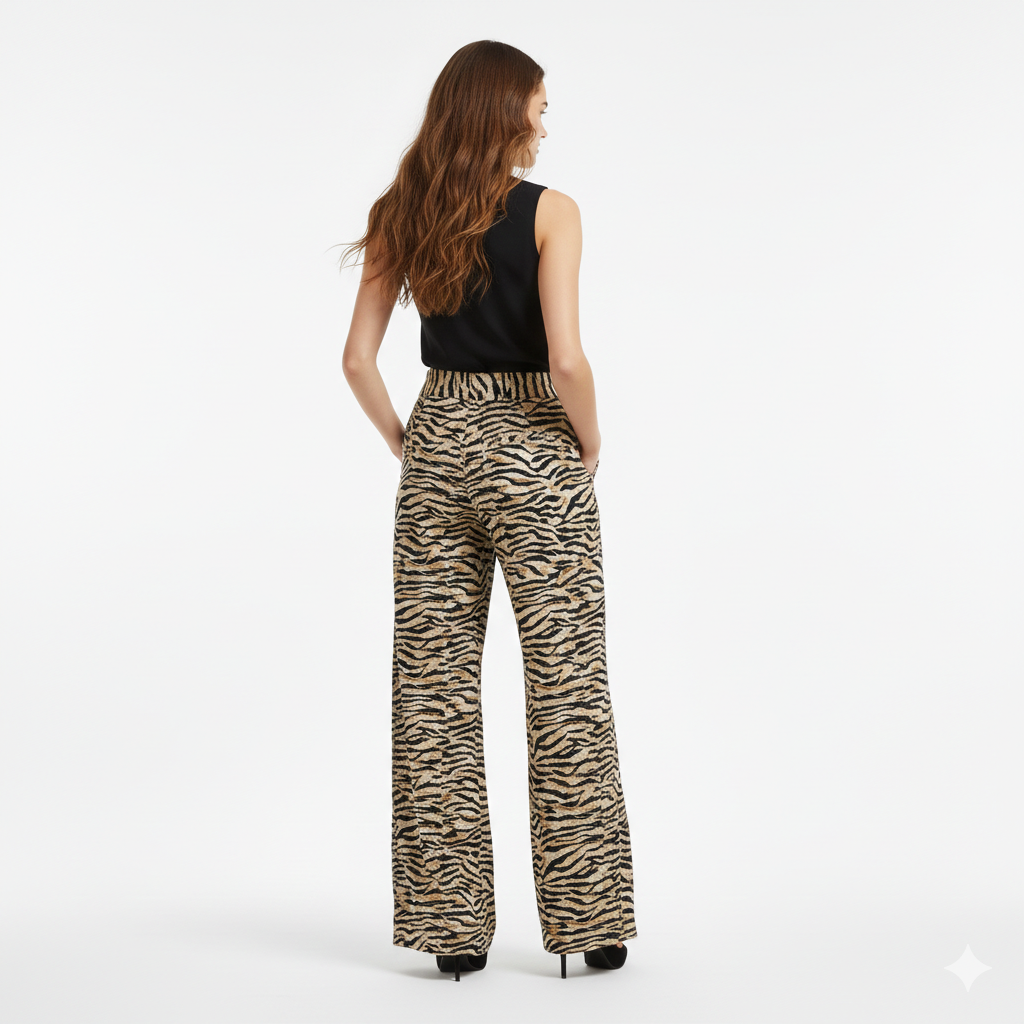 BSB Linen zebra pants
