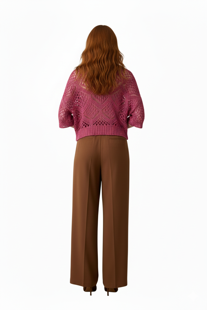 BSB Sweater 3/4 with cut-work