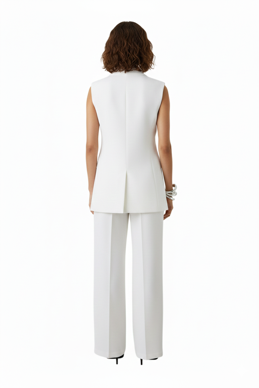 BSB Sleeveless crossed blazer