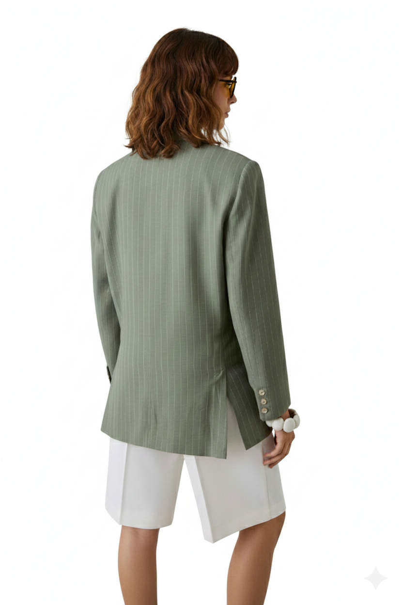 BSB Striped oversized blazer