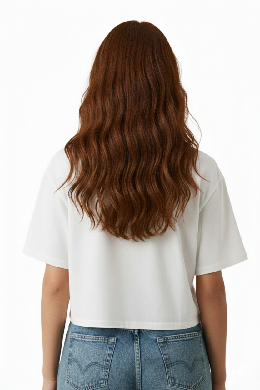 BSB Crop top t-shirt with print