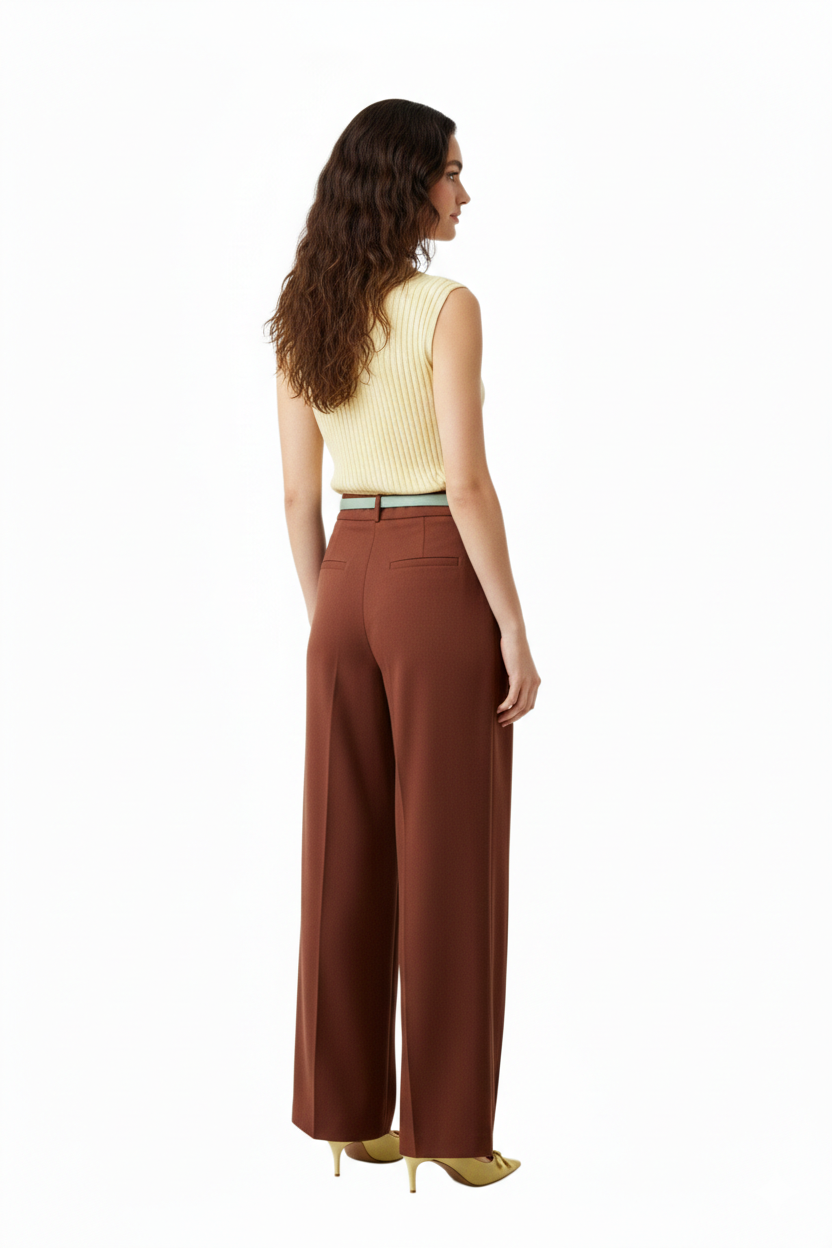 BSB Sleeveless top with ribbed weave