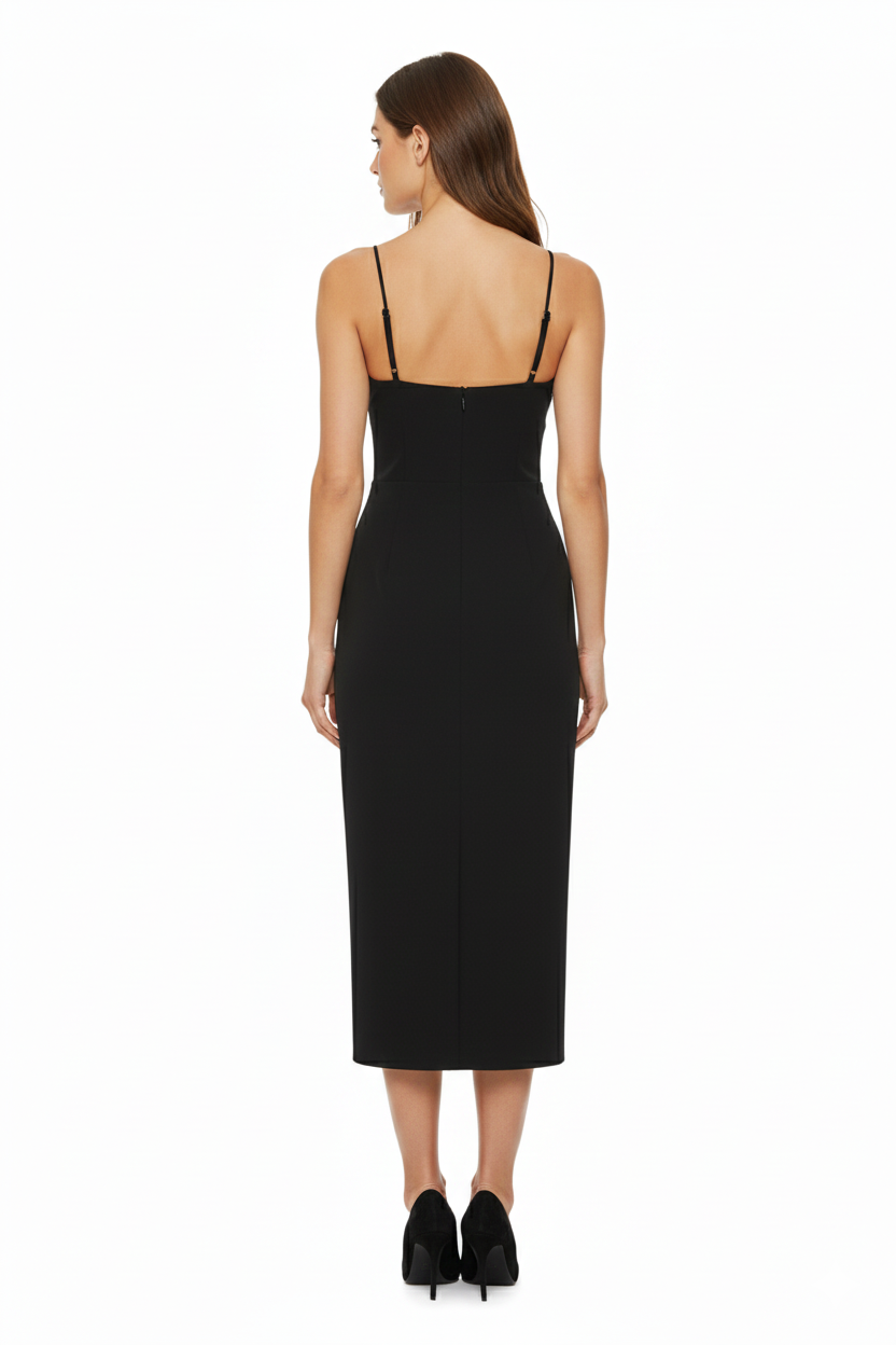 BSB Midi dress with adjustable straps