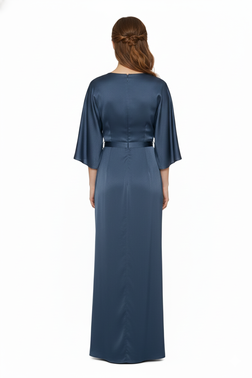 BSB Maxi dress wrap with knot design