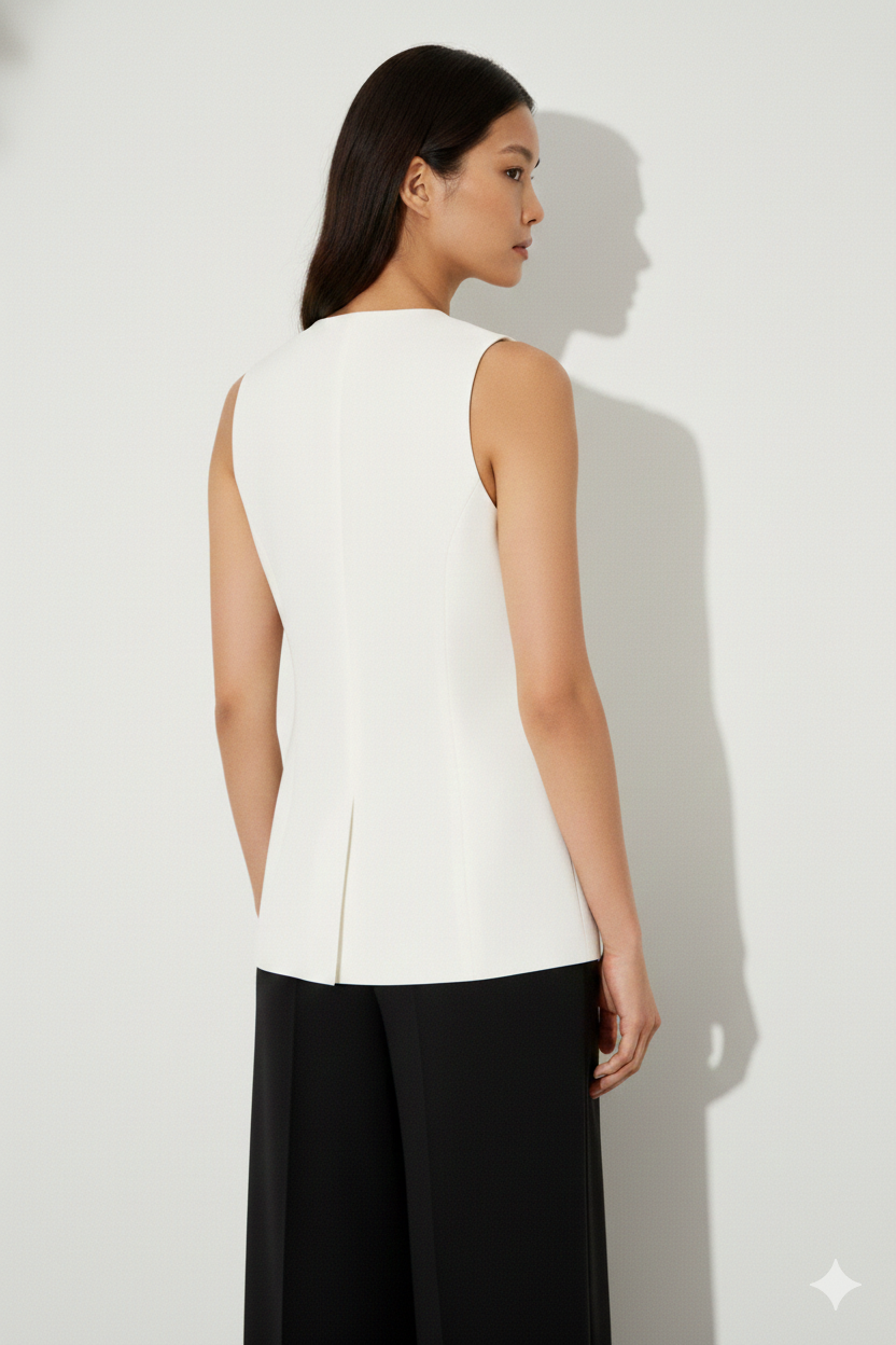BSB Vest with bejeweled buttons