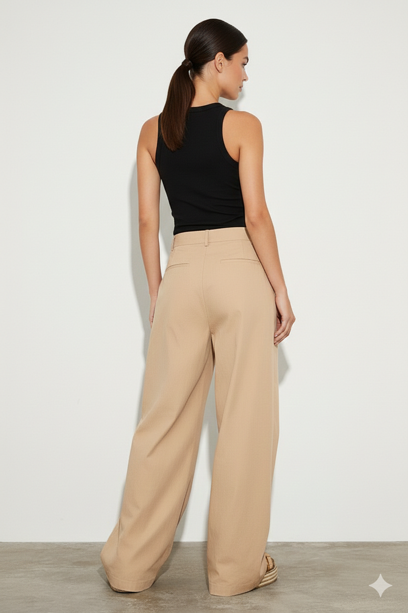 BSB Wide leg cotton pants