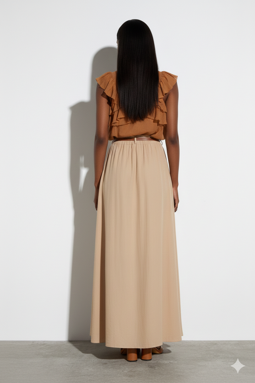 BSB Maxi skirt with belt