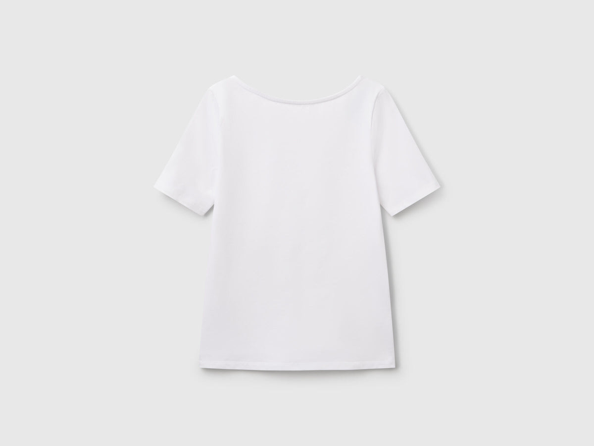 Benetton Slim Fit Reversible T-Shirt
