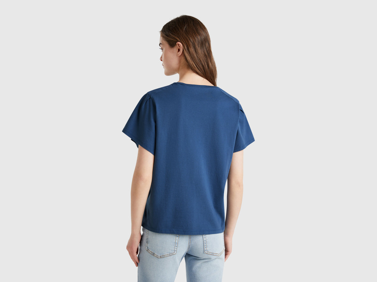 Benetton T-Shirt With Embroidery