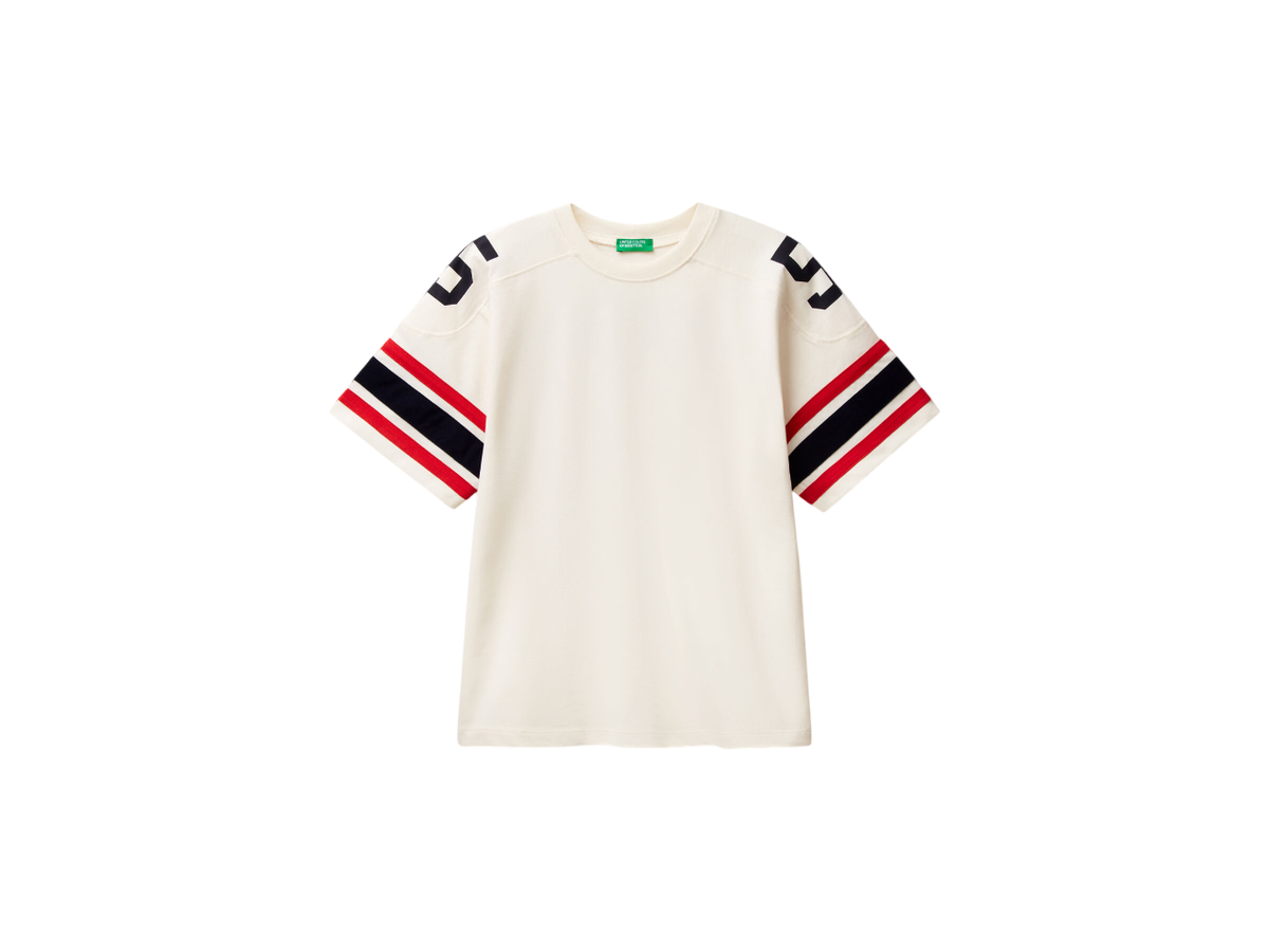 Benetton Short Sleeve T-Shirt With Print