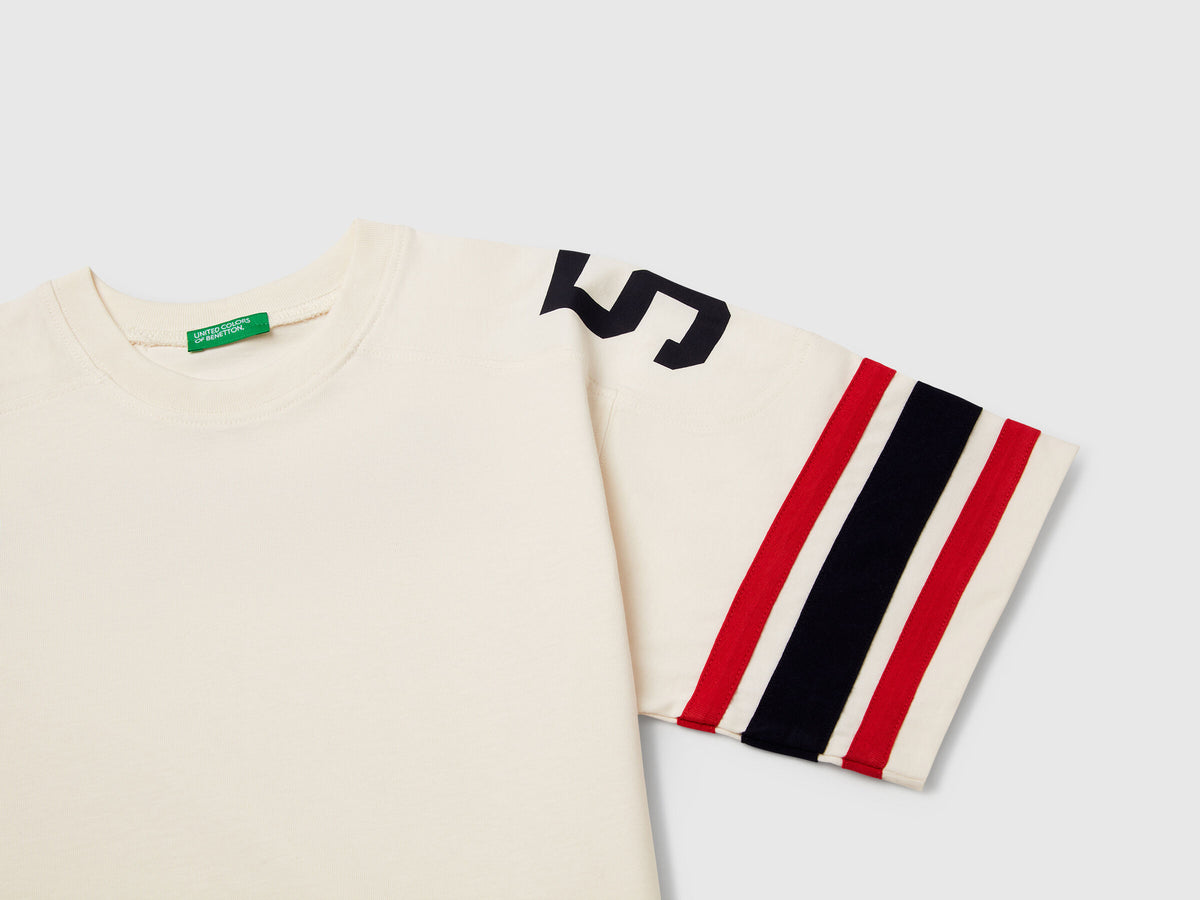 Benetton Short Sleeve T-Shirt With Print