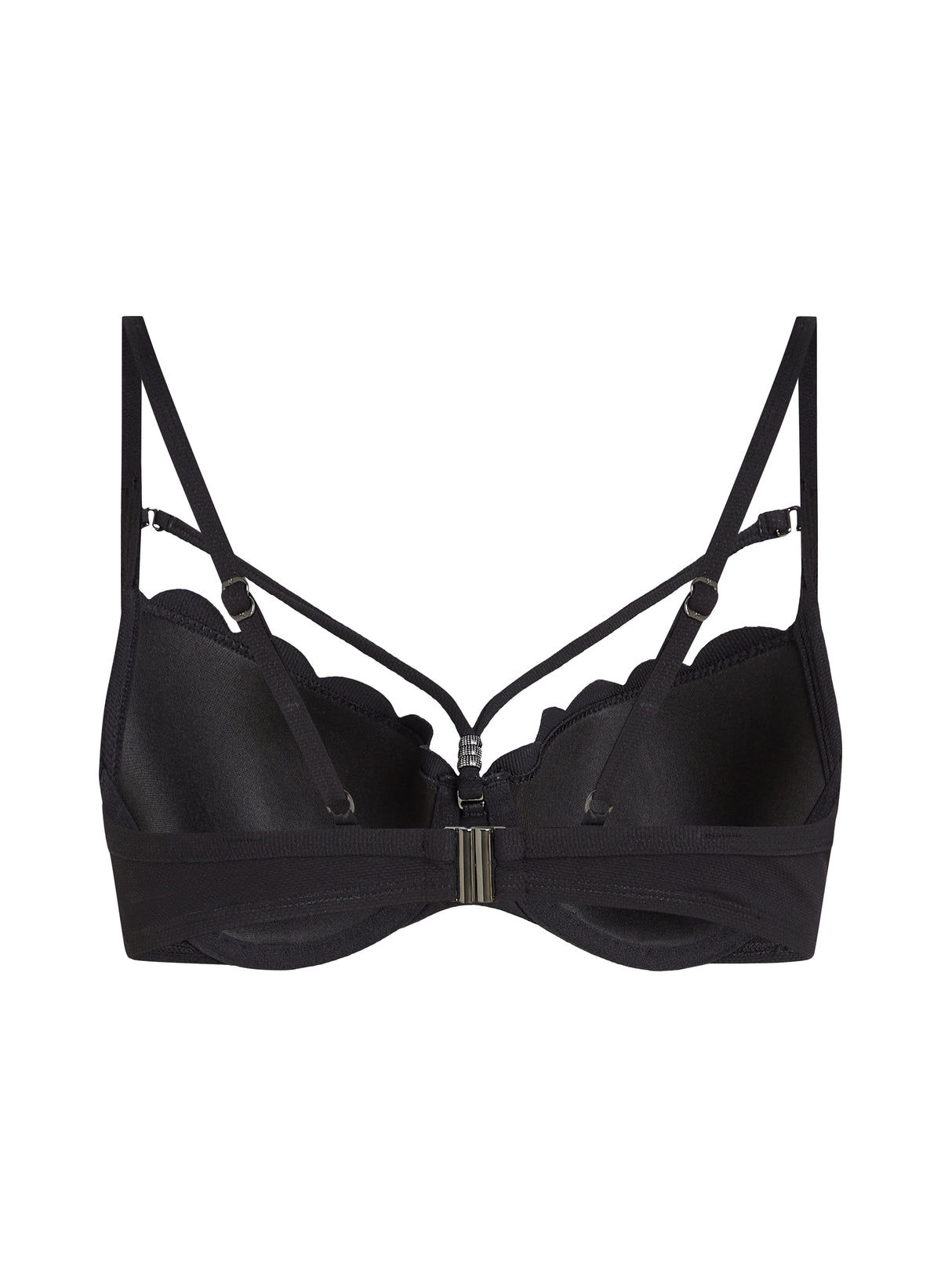 HUNKEMÖLLER Scallop Padded Underwired Bikini Top