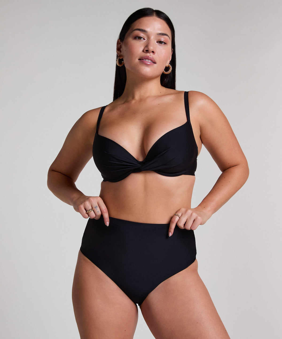 HUNKEMÖLLER Luna Shaping High-Waist Cheeky Bikini Bottoms