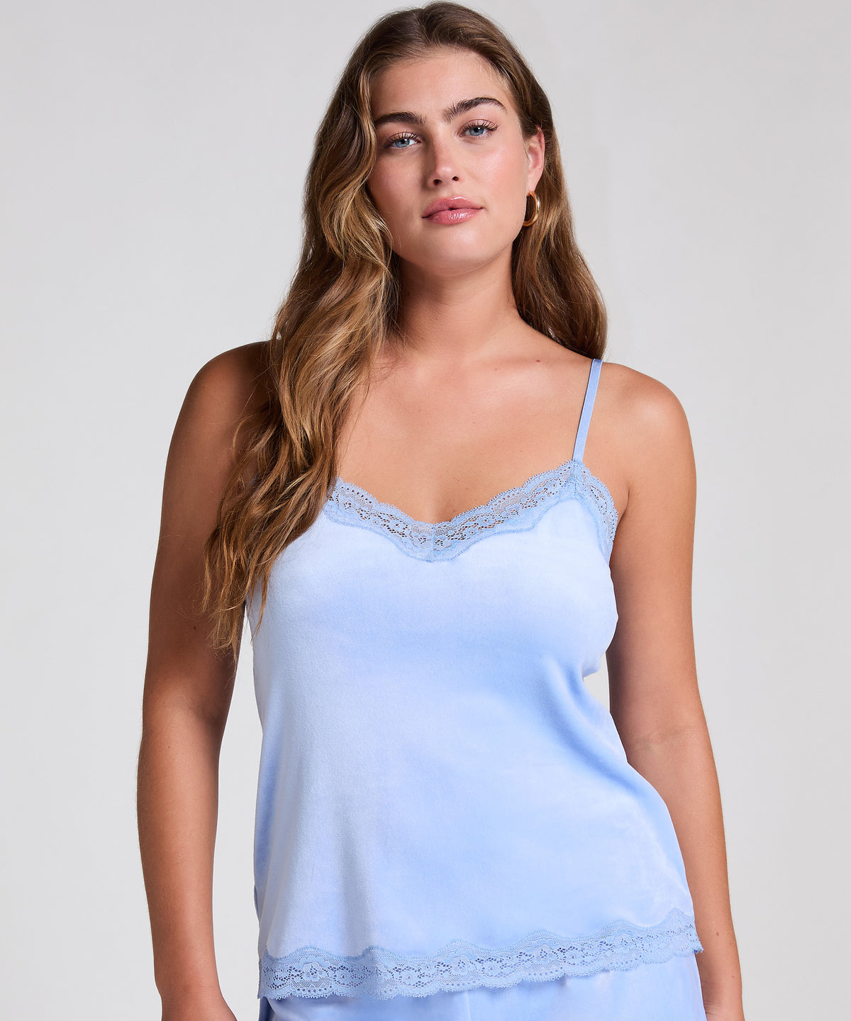 HUNKEMÖLLER Velours Lace Cami Top