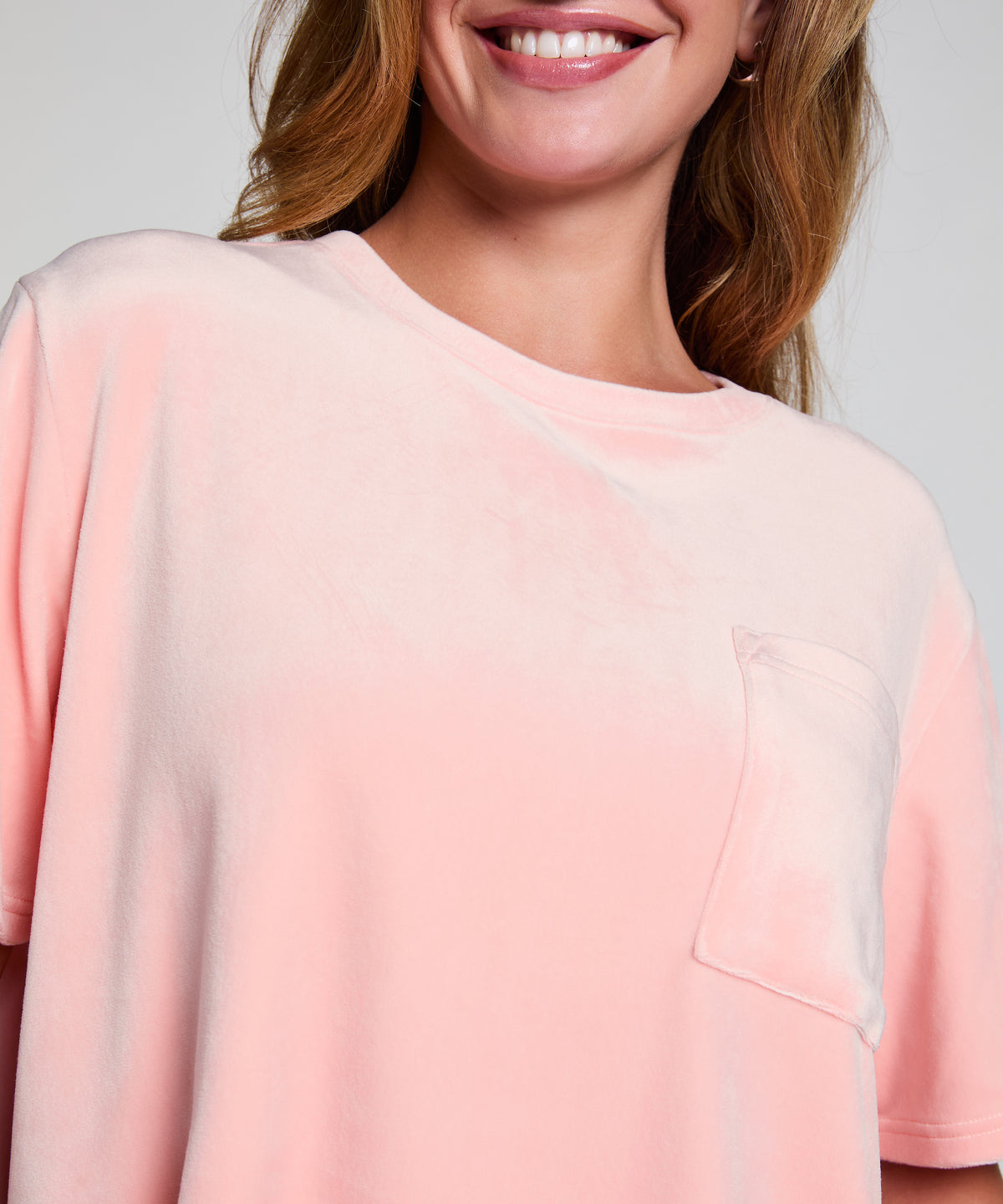 HUNKEMÖLLER Top Velours Pocket