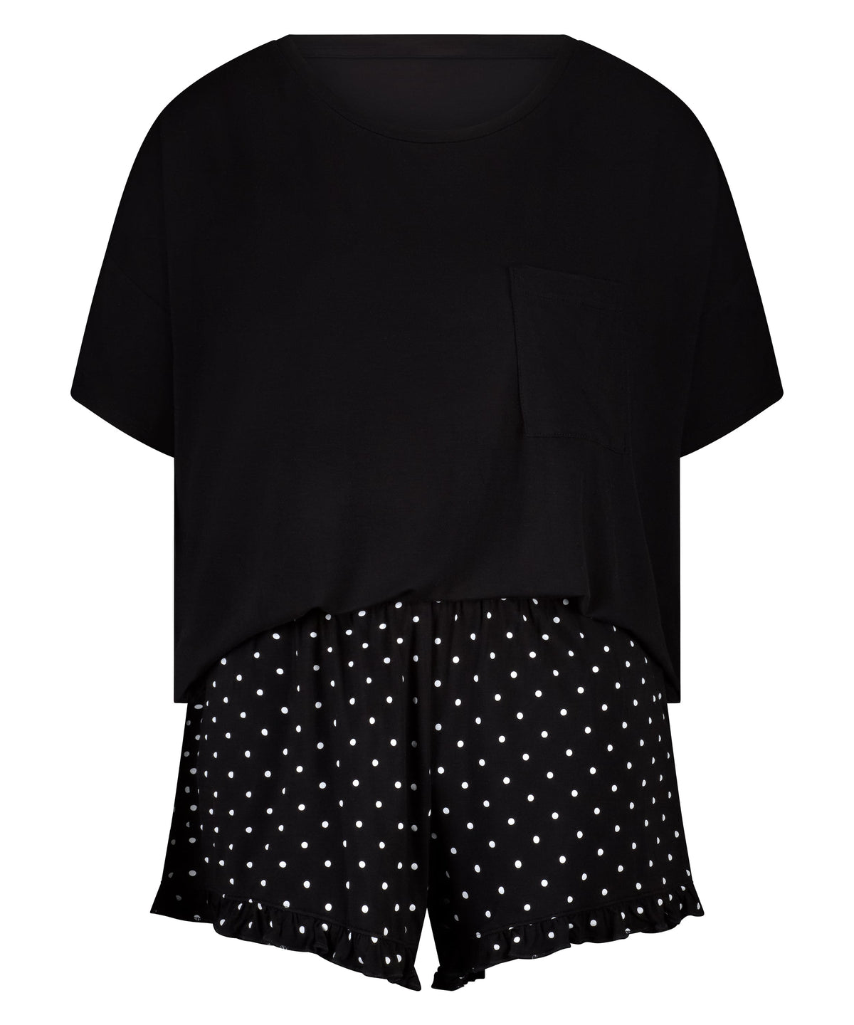 Short Pyjama Set - Black