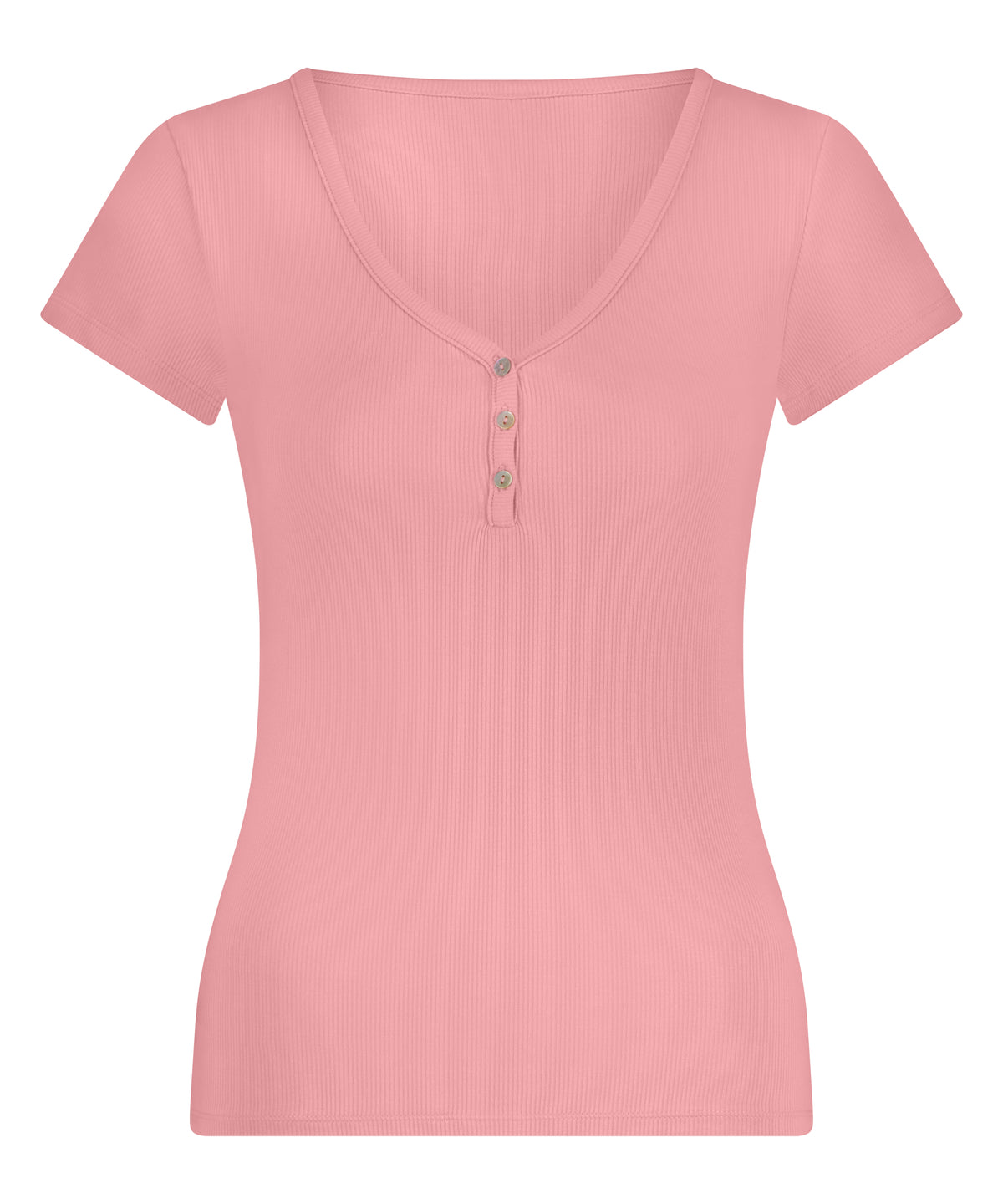 HUNKEMÖLLER Henley short sleeved pyjama top