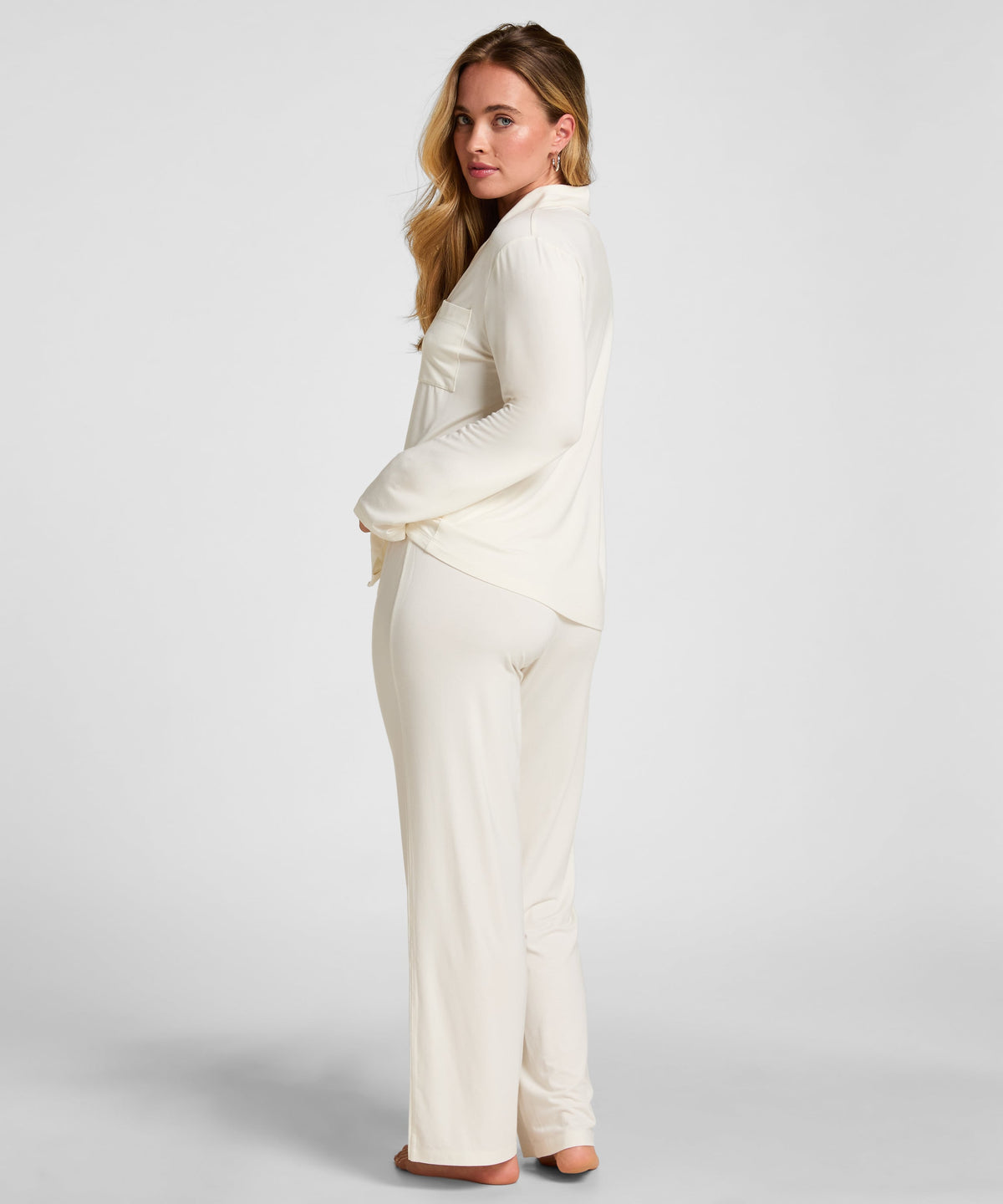 Essential Jersey Long-Sleeved Jacket - White