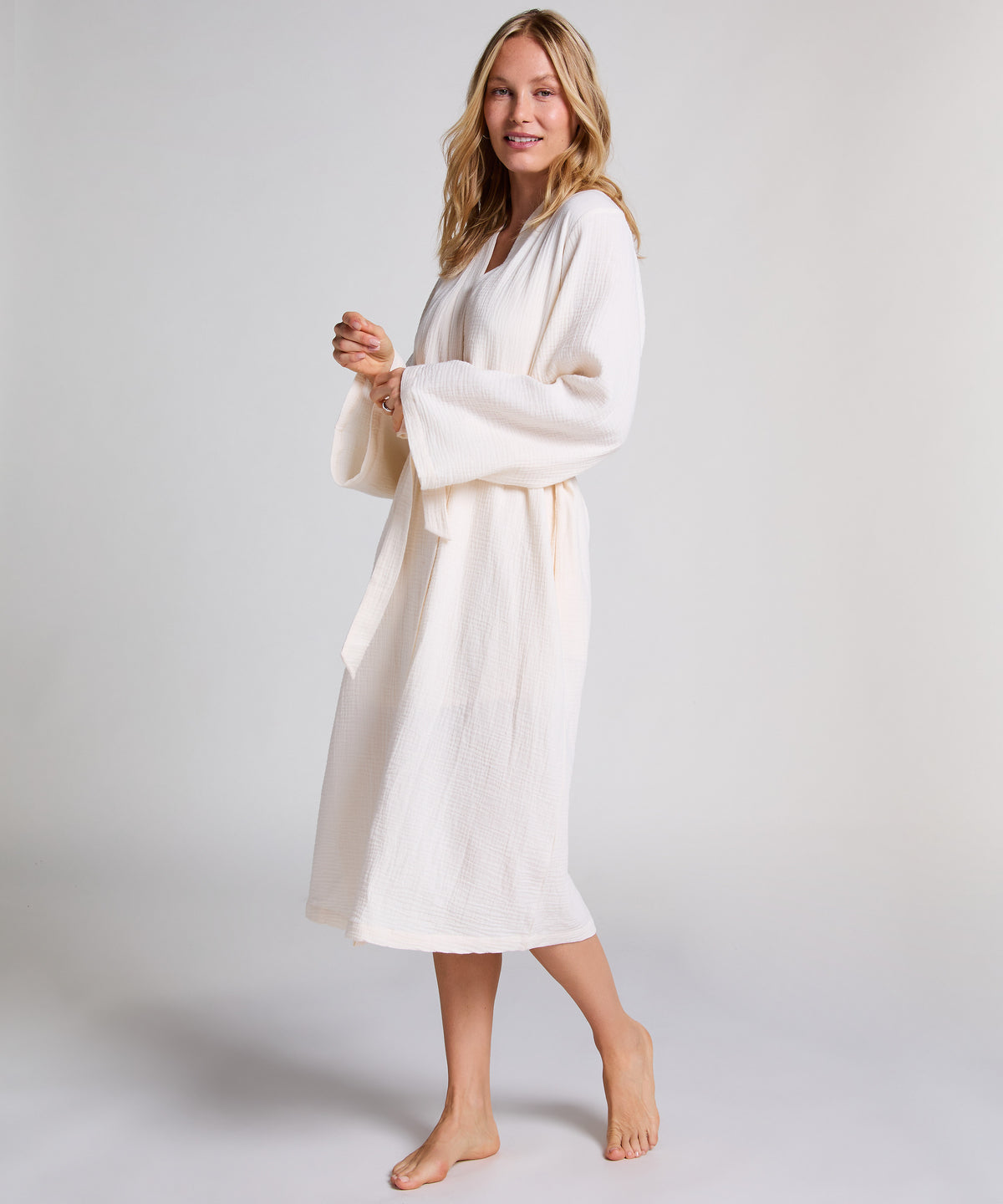 HUNKEMÖLLER Muslin Robe Long