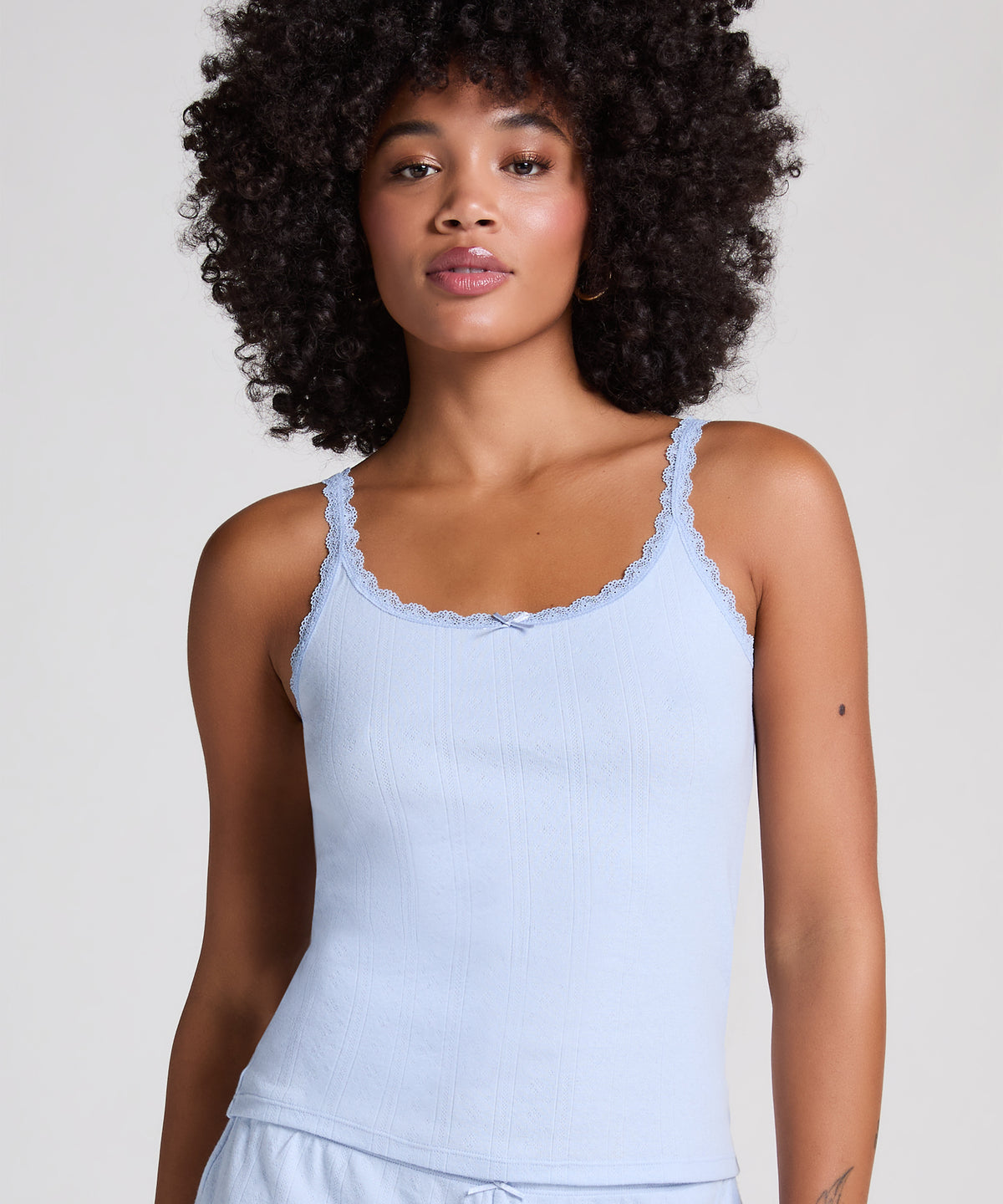 HUNKEMÖLLER Pointelle Singlet