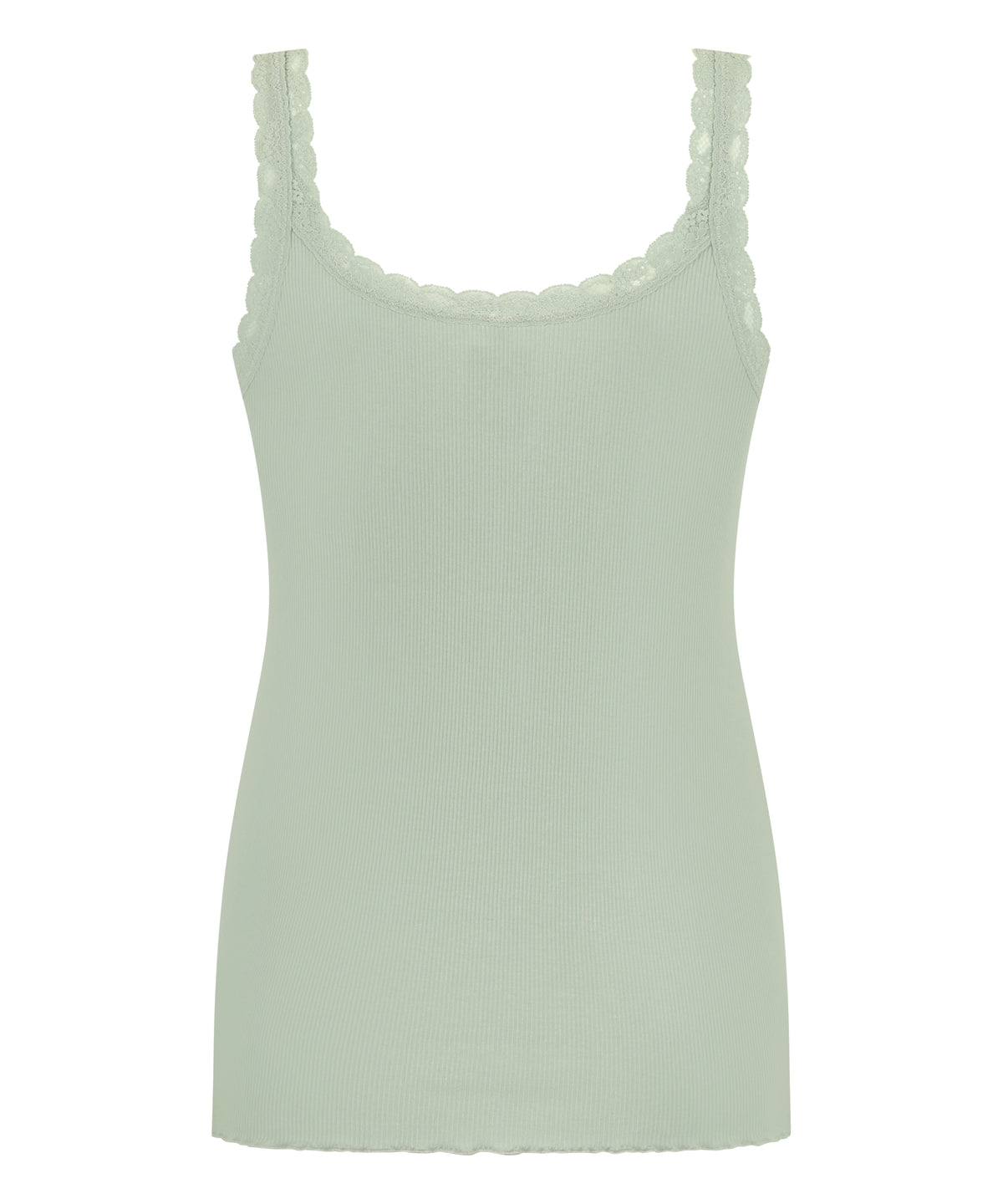HUNKEMÖLLER Singlet Rib Jersey Lace