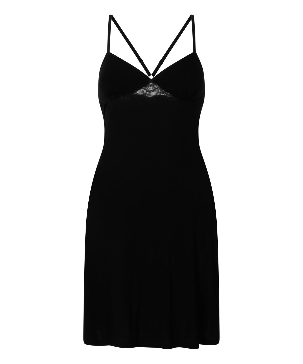 HUNKEMÖLLER Jersey Lace Back Slipdress