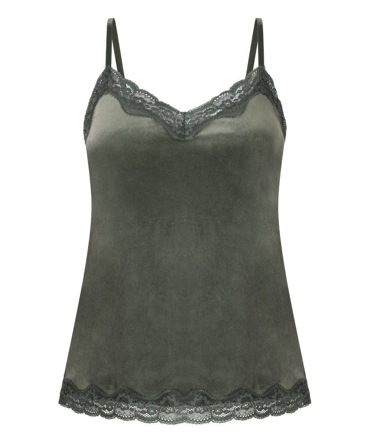 HUNKEMÖLLER Velours Lace Cami Top